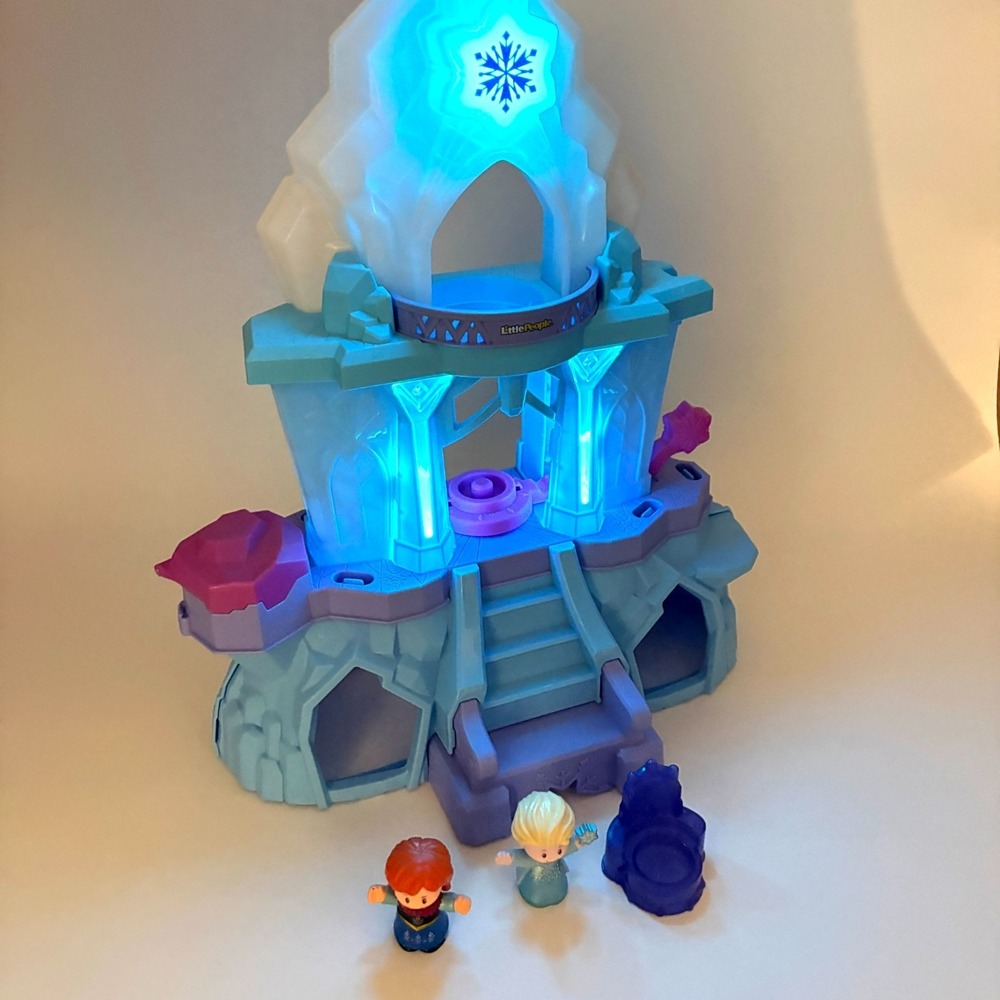 Fisher Price Little People Disney Frozen Elsas Enchanted Lights Palace Music SEE - Picture 13 of 16